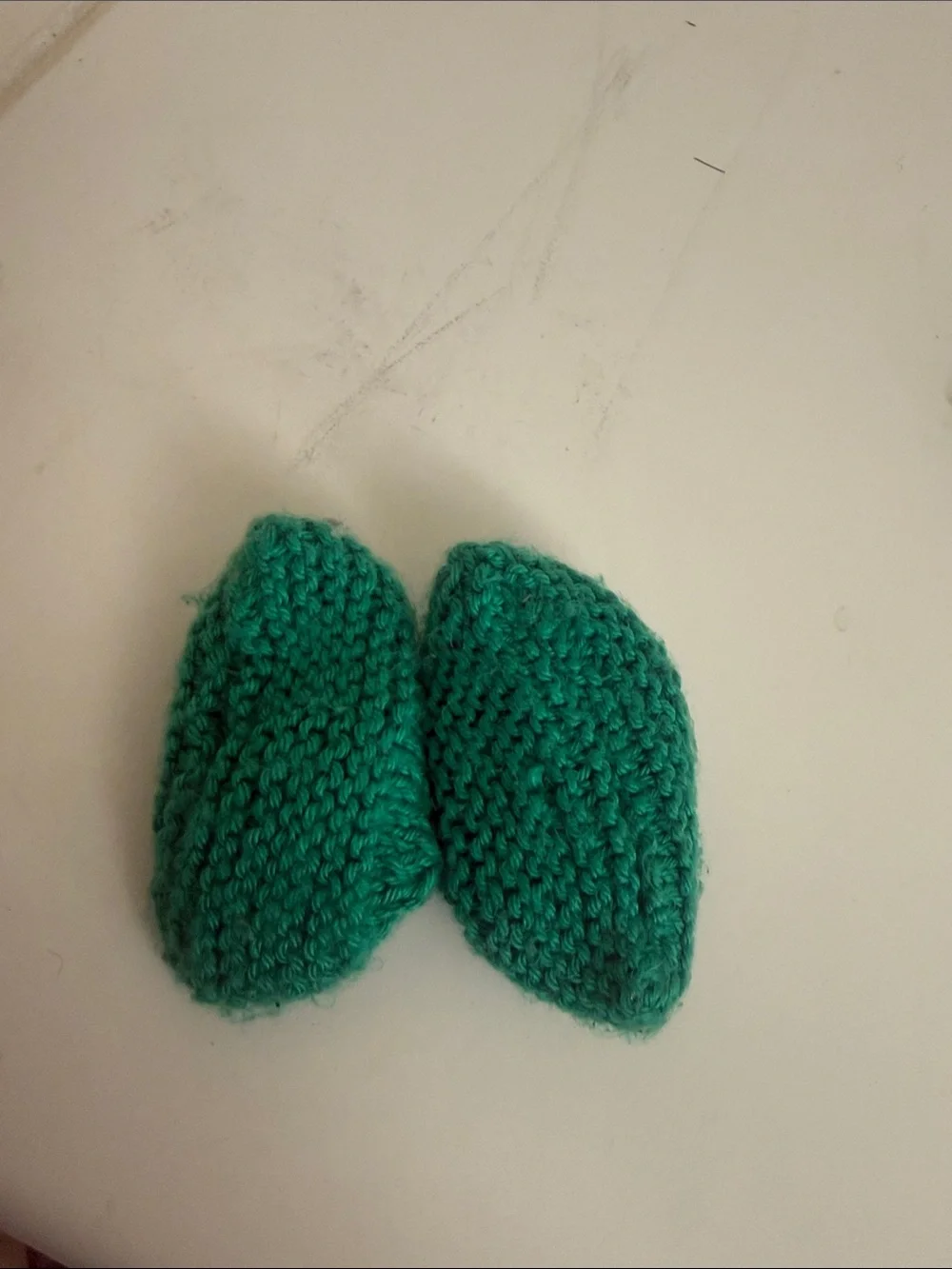 Handmade Green Baby Booties - Kids Accessories